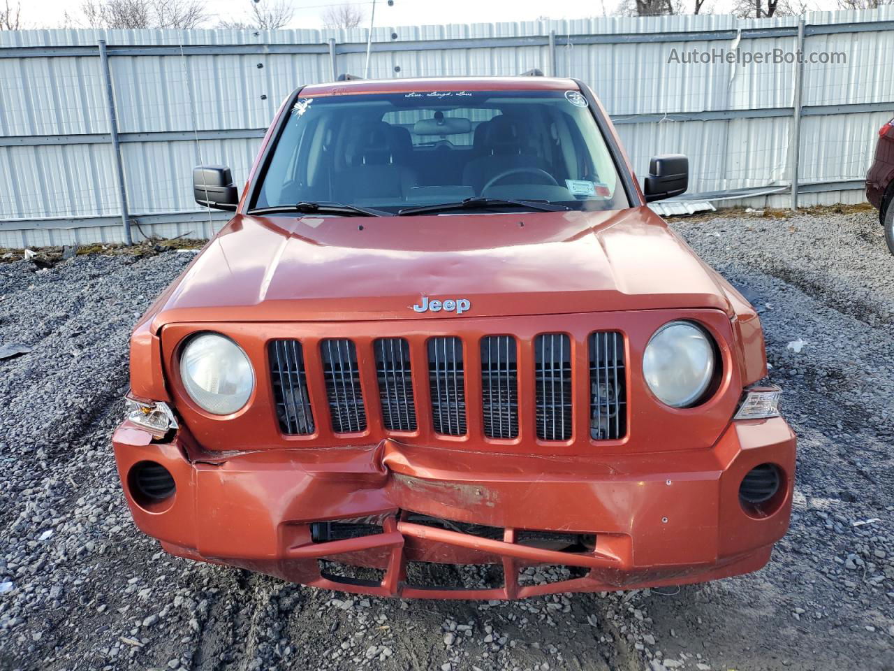 2008 Jeep Patriot Sport Orange vin: 1J8FF28W38D611022