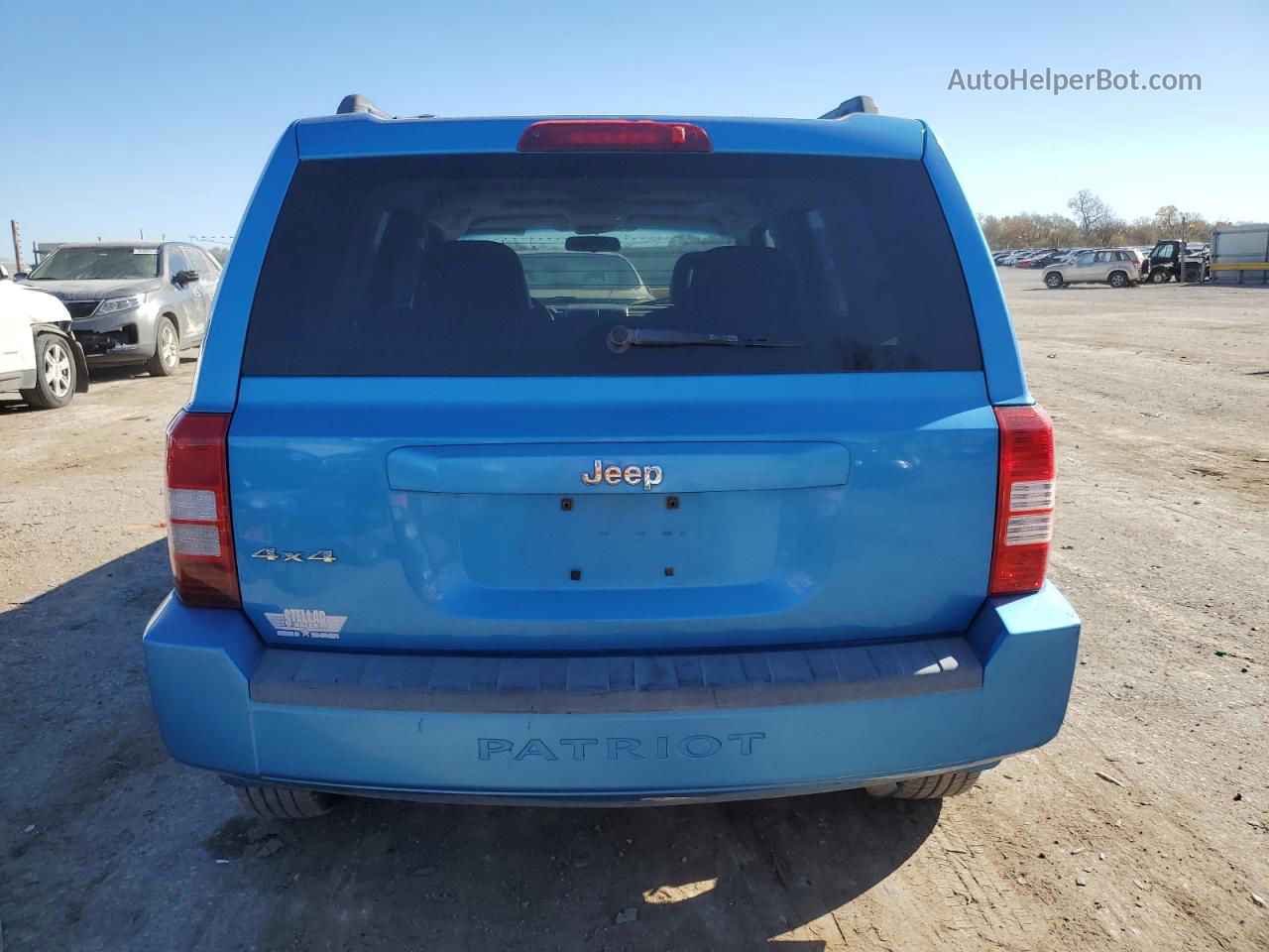 2008 Jeep Patriot Sport Blue vin: 1J8FF28W38D755489