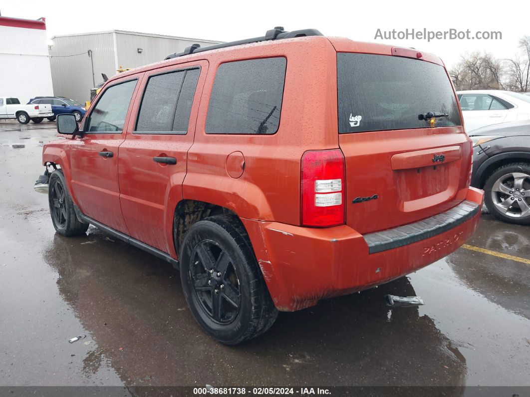 2008 Jeep Patriot Sport Orange vin: 1J8FF28W48D516095