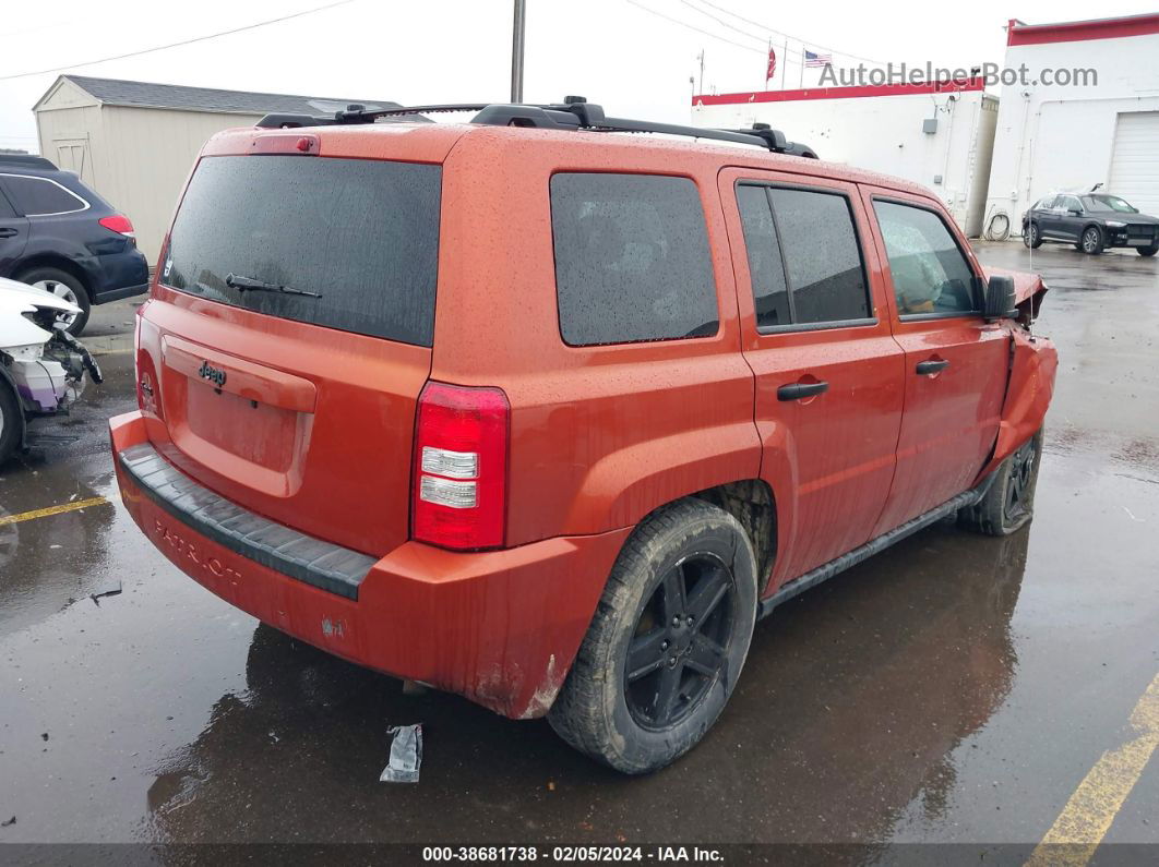 2008 Jeep Patriot Sport Orange vin: 1J8FF28W48D516095