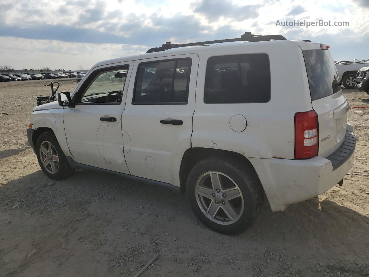 2008 Jeep Patriot Sport White vin: 1J8FF28W48D636317