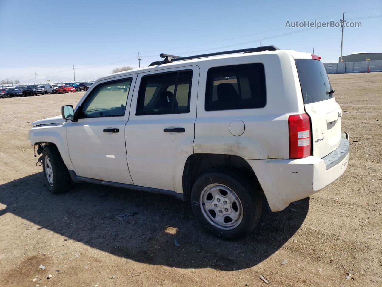 2008 Jeep Patriot Sport White vin: 1J8FF28W48D669317