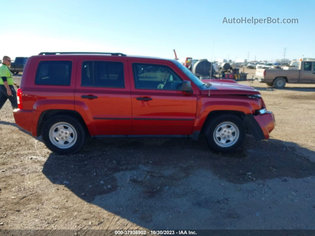 2008 Jeep Patriot Sport Red vin: 1J8FF28W48D736112