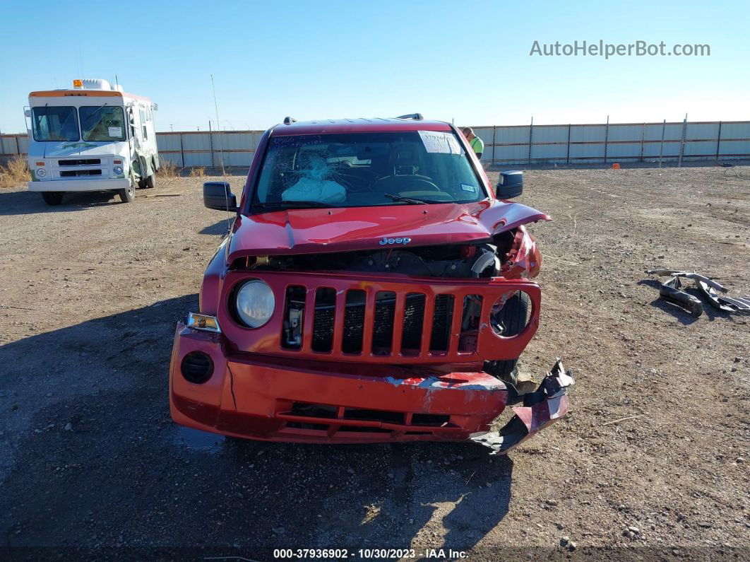 2008 Jeep Patriot Sport Red vin: 1J8FF28W48D736112