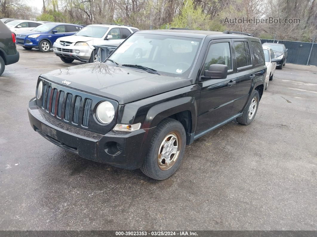 2008 Jeep Patriot Sport Черный vin: 1J8FF28W48D766341