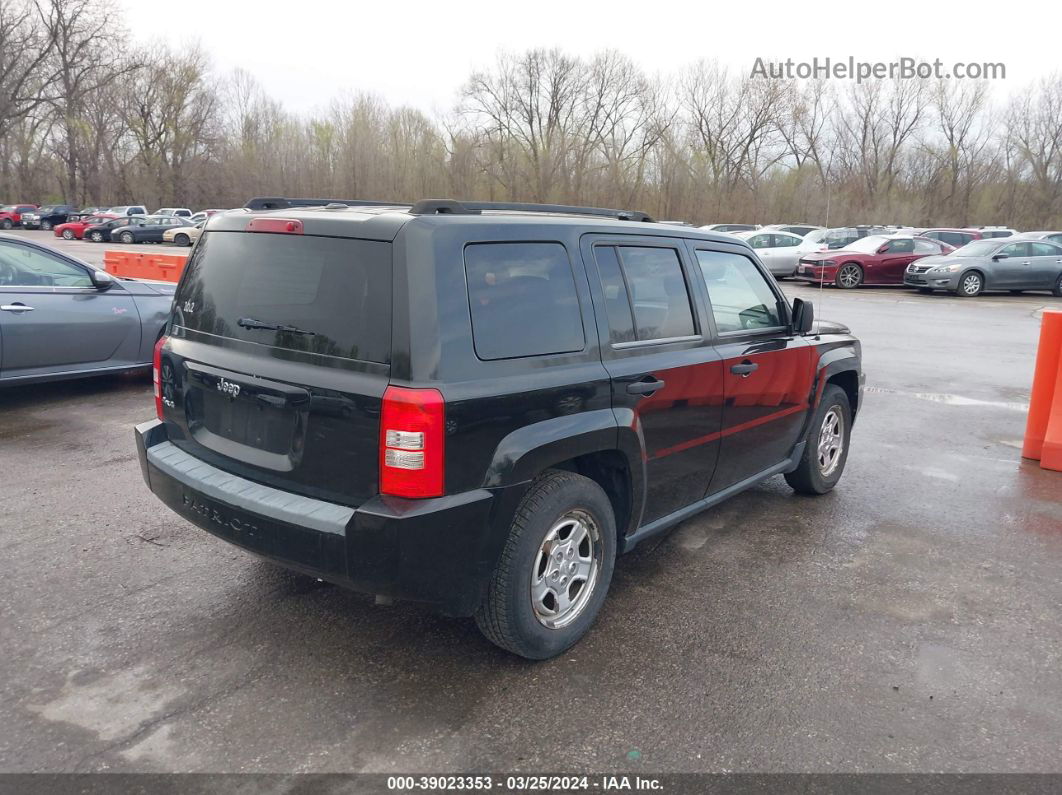 2008 Jeep Patriot Sport Черный vin: 1J8FF28W48D766341