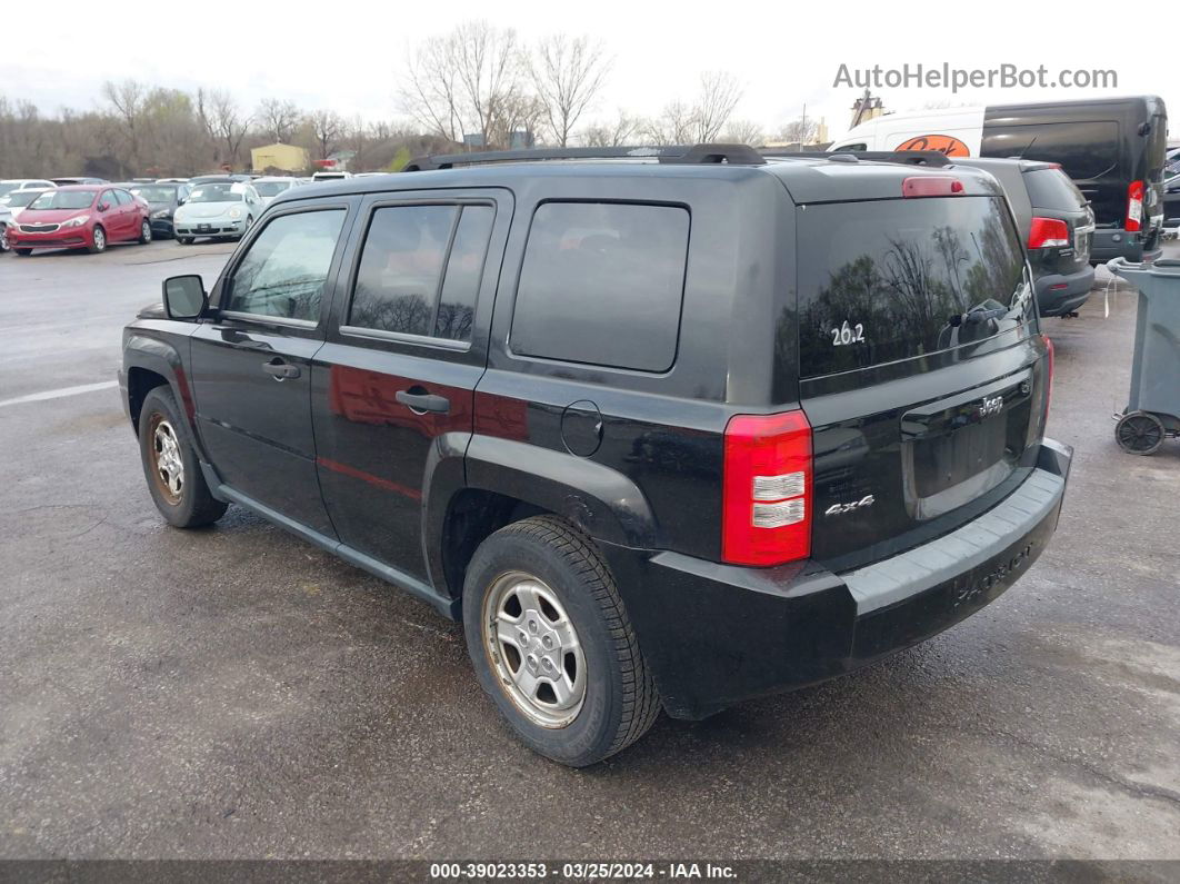 2008 Jeep Patriot Sport Black vin: 1J8FF28W48D766341