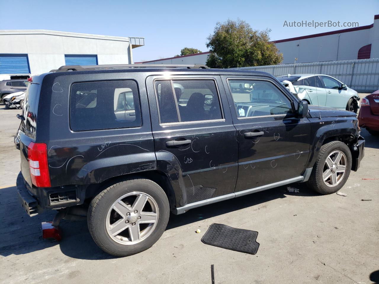 2008 Jeep Patriot Sport Черный vin: 1J8FF28W58D516252