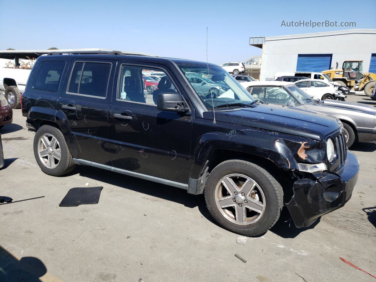 2008 Jeep Patriot Sport Черный vin: 1J8FF28W58D516252