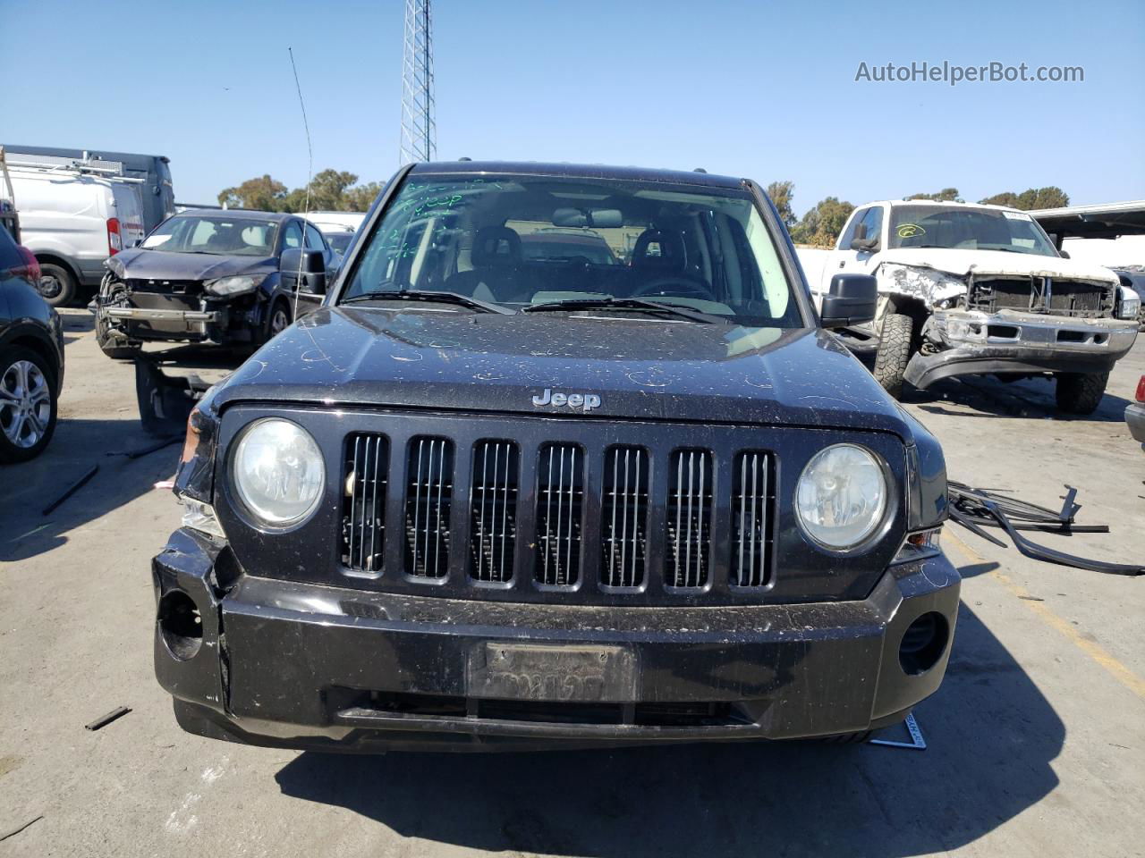 2008 Jeep Patriot Sport Черный vin: 1J8FF28W58D516252