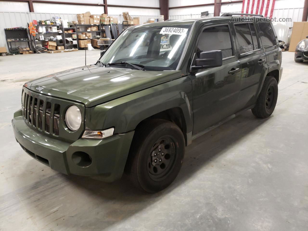 2008 Jeep Patriot Sport Green vin: 1J8FF28W58D626623