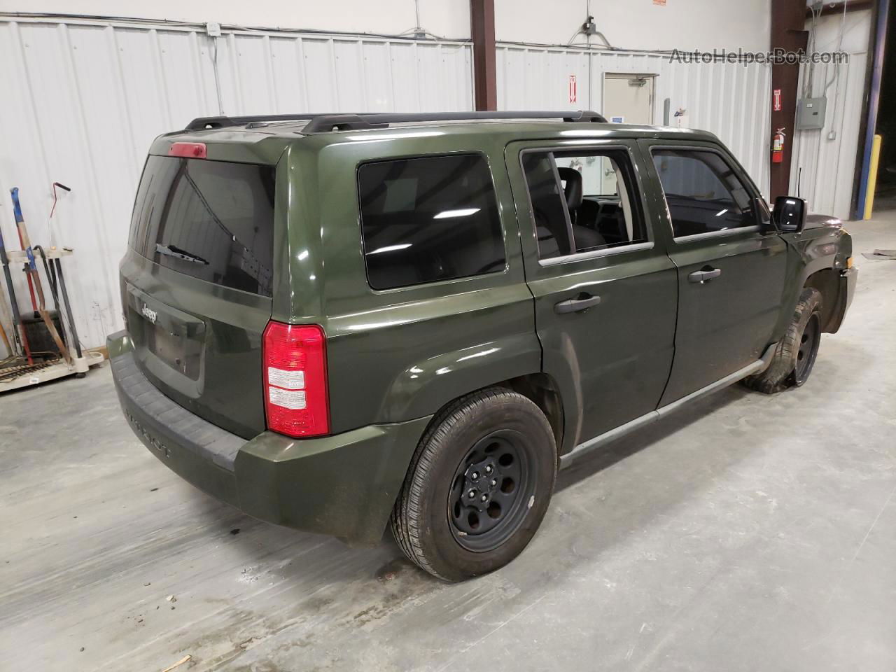 2008 Jeep Patriot Sport Green vin: 1J8FF28W58D626623