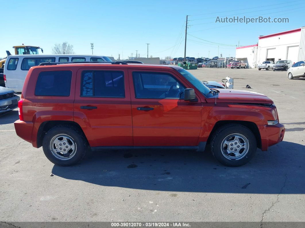 2008 Jeep Patriot Sport Оранжевый vin: 1J8FF28W58D746910