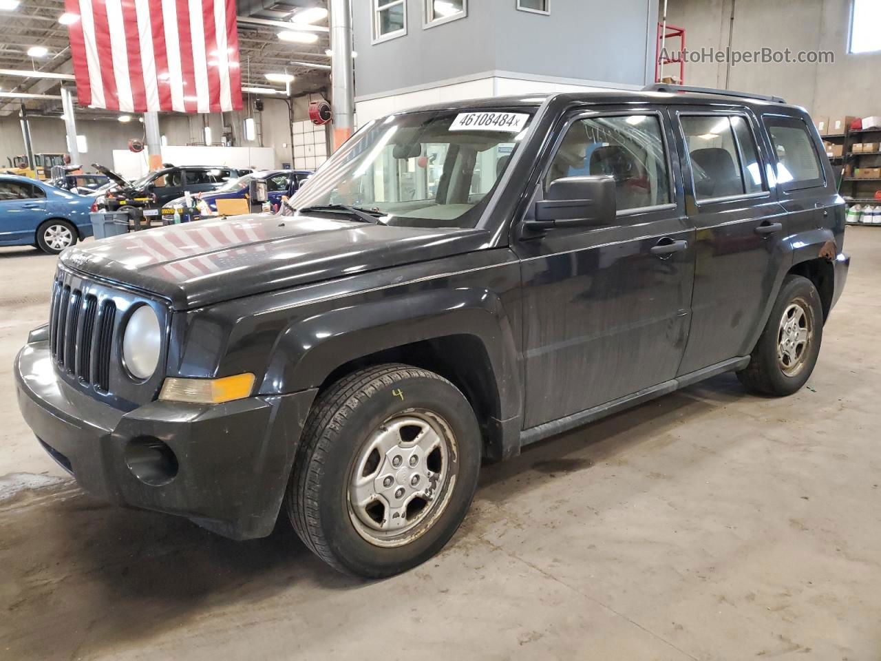 2008 Jeep Patriot Sport Черный vin: 1J8FF28W58D766364