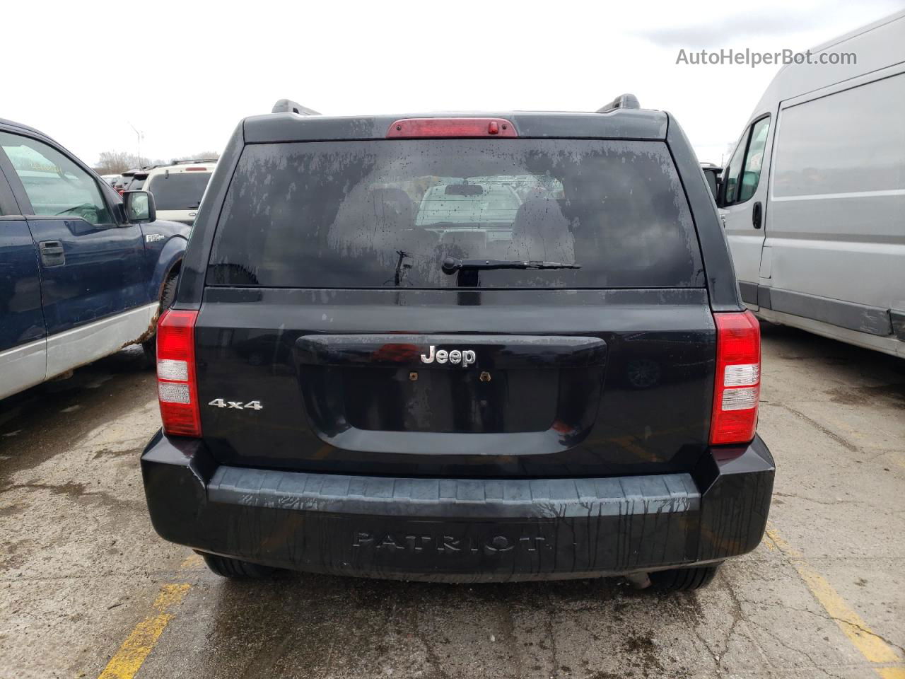 2008 Jeep Patriot Sport Черный vin: 1J8FF28W58D778417