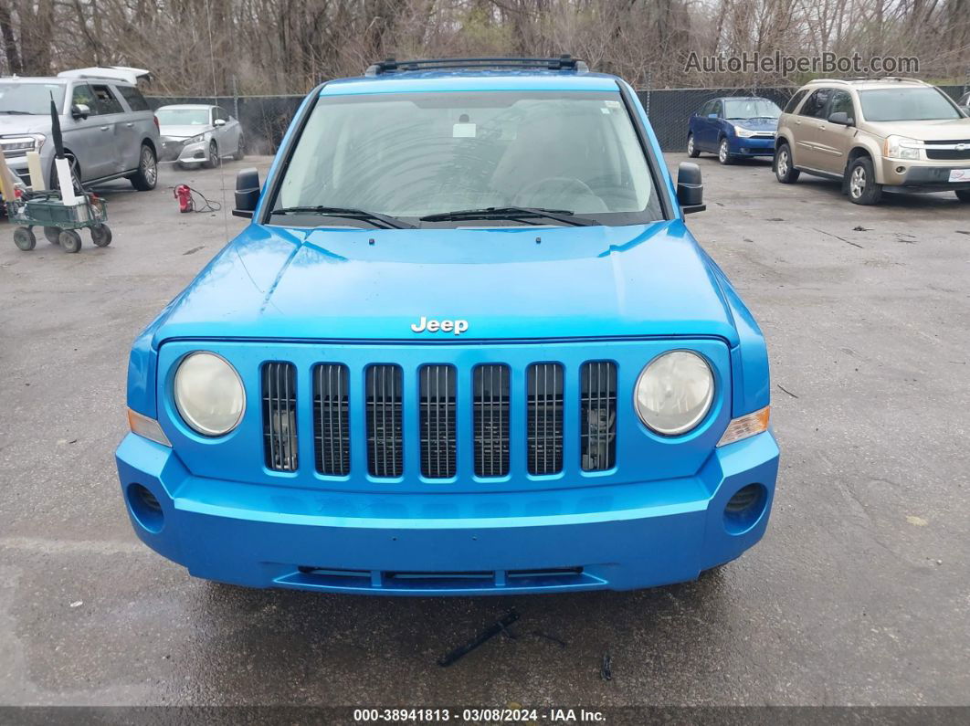 2008 Jeep Patriot Sport Blue vin: 1J8FF28W68D513070