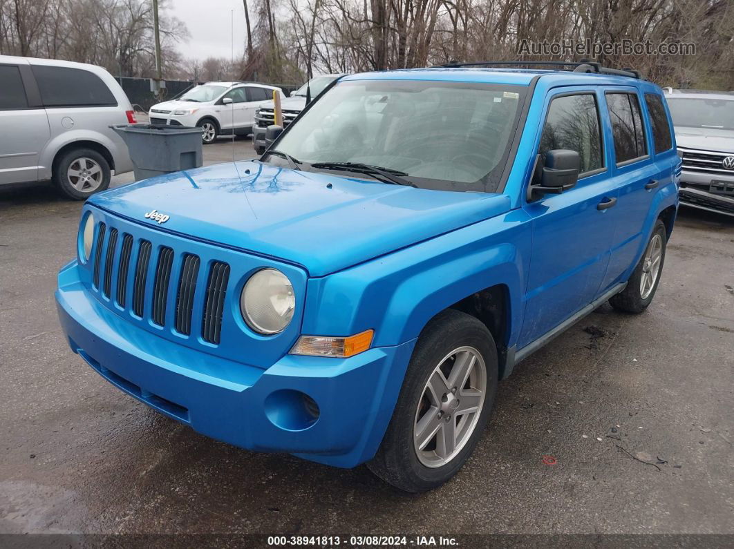 2008 Jeep Patriot Sport Blue vin: 1J8FF28W68D513070