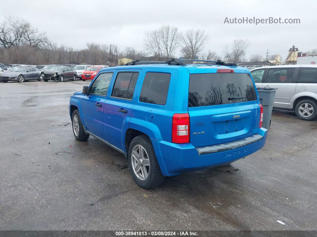 2008 Jeep Patriot Sport Blue vin: 1J8FF28W68D513070