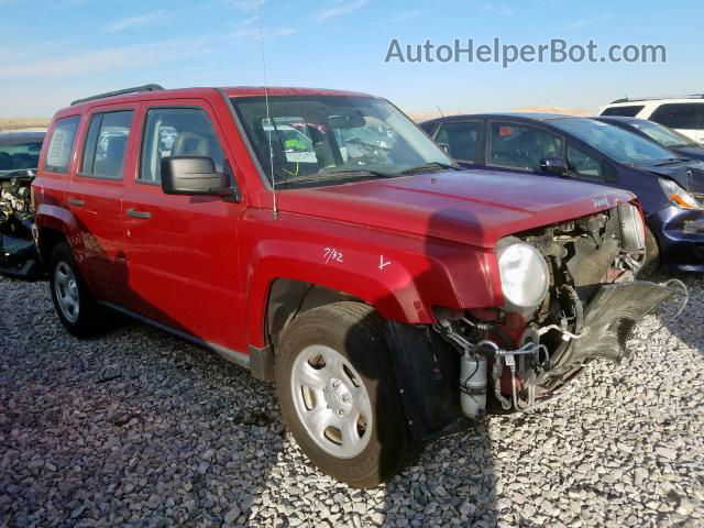 2008 Jeep Patriot Sport Red vin: 1J8FF28W68D603125