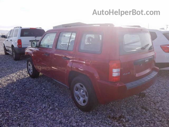 2008 Jeep Patriot Sport Red vin: 1J8FF28W68D603125