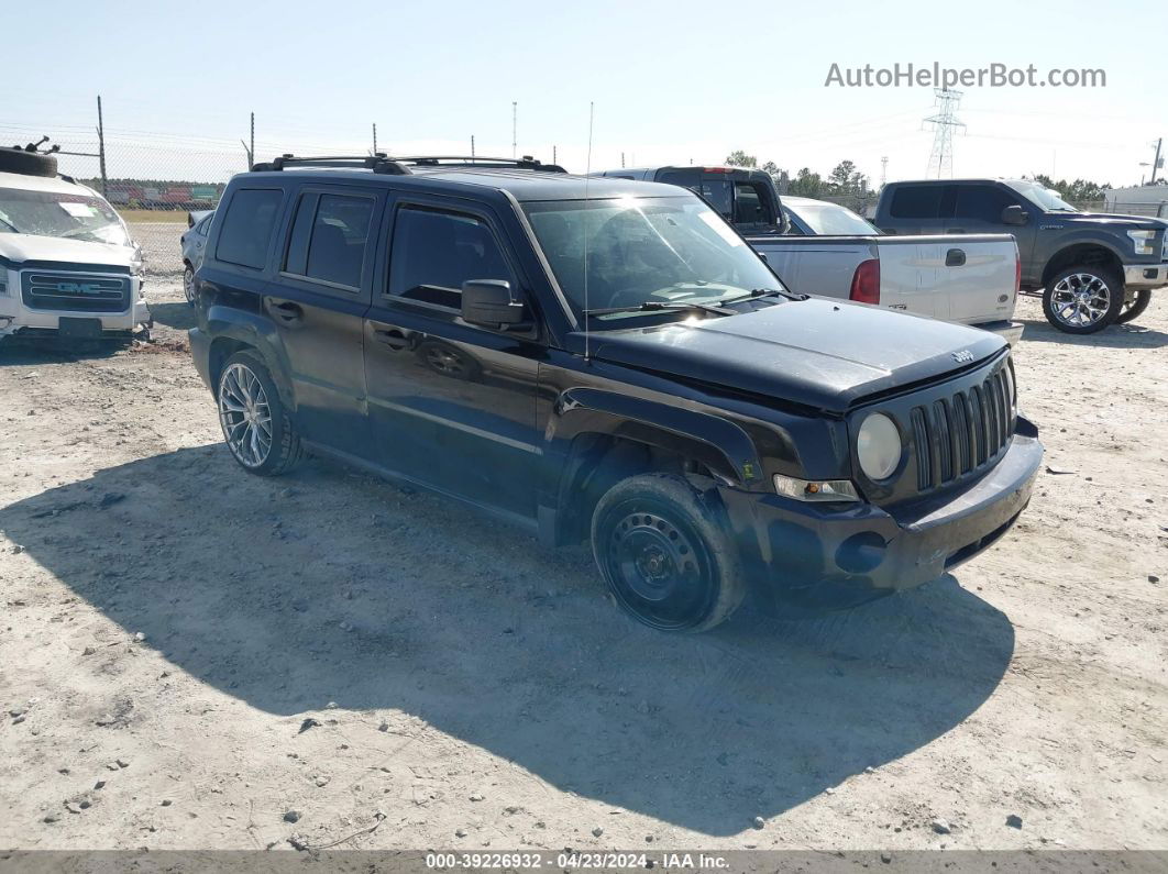 2008 Jeep Patriot Sport Black vin: 1J8FF28W68D787143