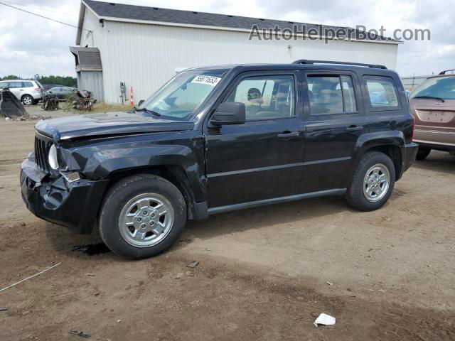 2008 Jeep Patriot Sport Black vin: 1J8FF28W78D552878