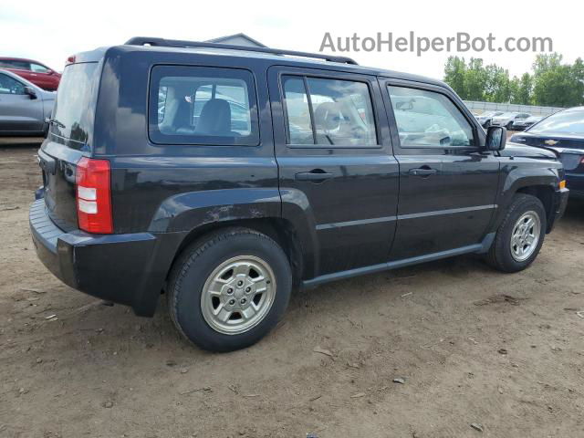 2008 Jeep Patriot Sport Black vin: 1J8FF28W78D552878