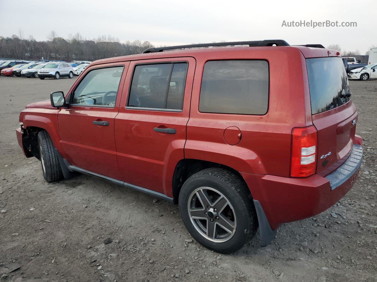 2008 Jeep Patriot Sport Red vin: 1J8FF28W78D792304