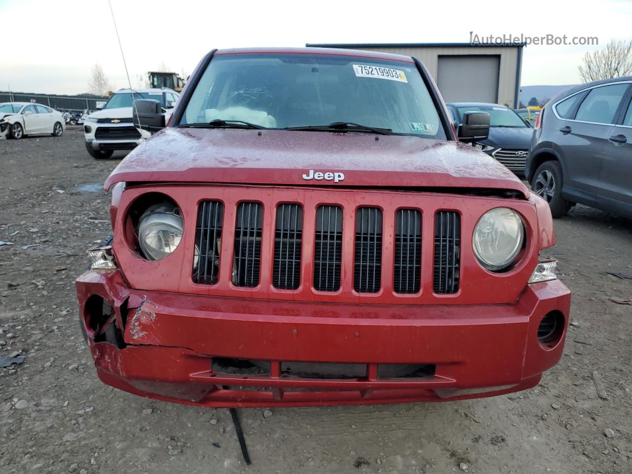 2008 Jeep Patriot Sport Red vin: 1J8FF28W78D792304