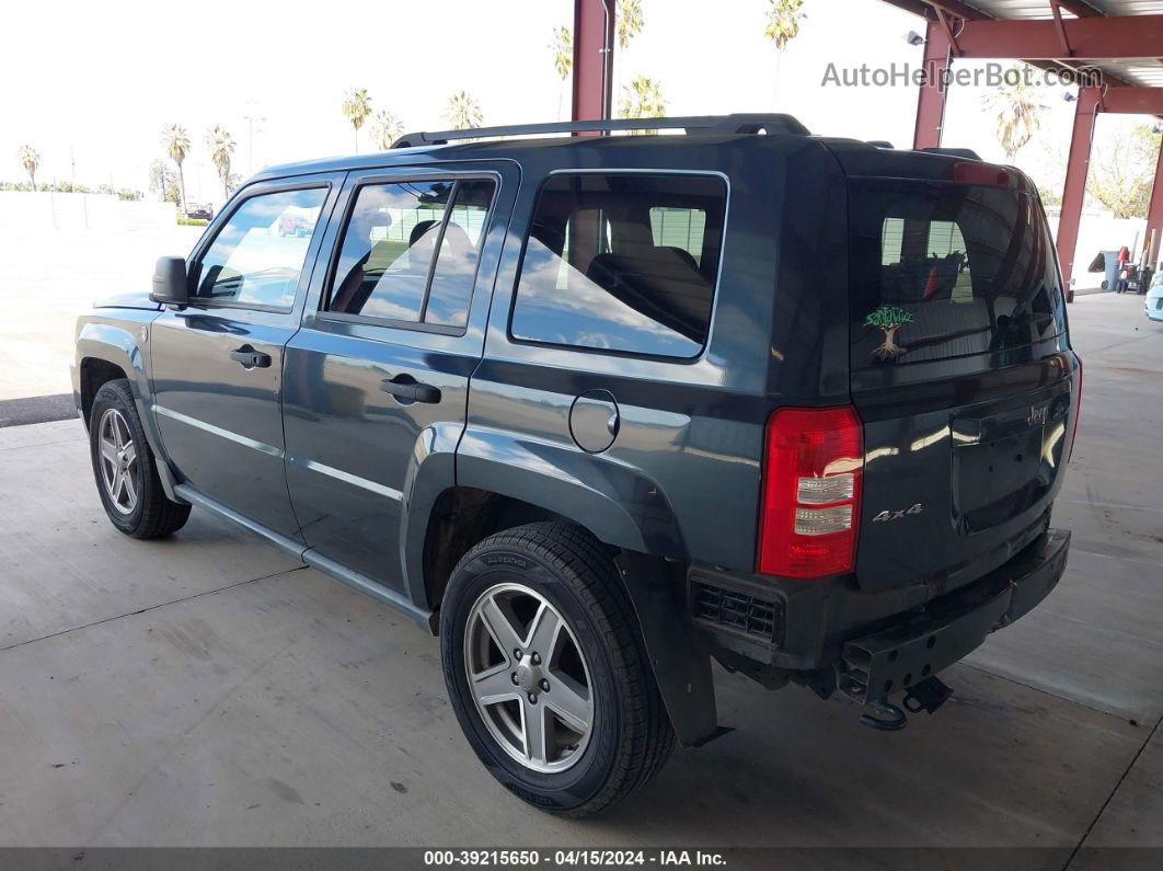 2008 Jeep Patriot Sport Blue vin: 1J8FF28W88D528556