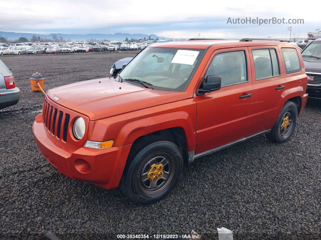 2008 Jeep Patriot Sport Orange vin: 1J8FF28W88D577658