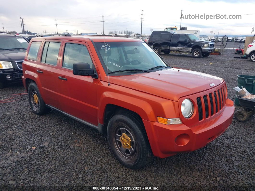 2008 Jeep Patriot Sport Оранжевый vin: 1J8FF28W88D577658