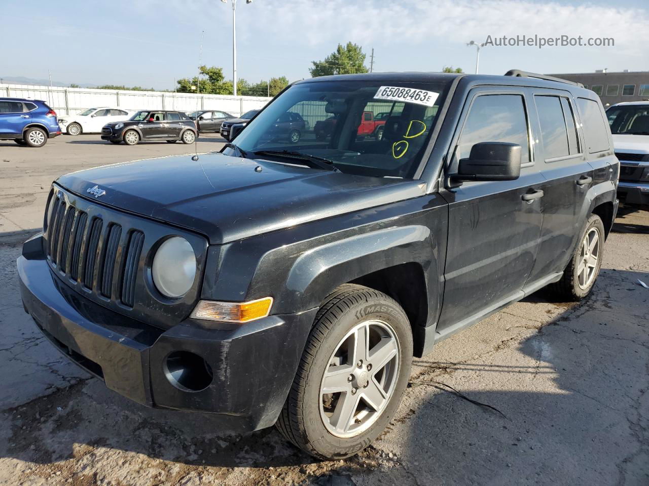 2008 Jeep Patriot Sport Black vin: 1J8FF28W88D579443