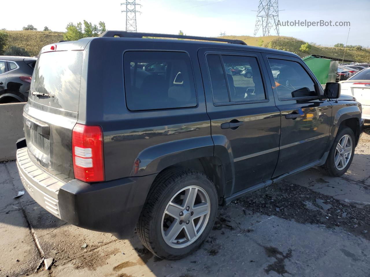 2008 Jeep Patriot Sport Black vin: 1J8FF28W88D579443