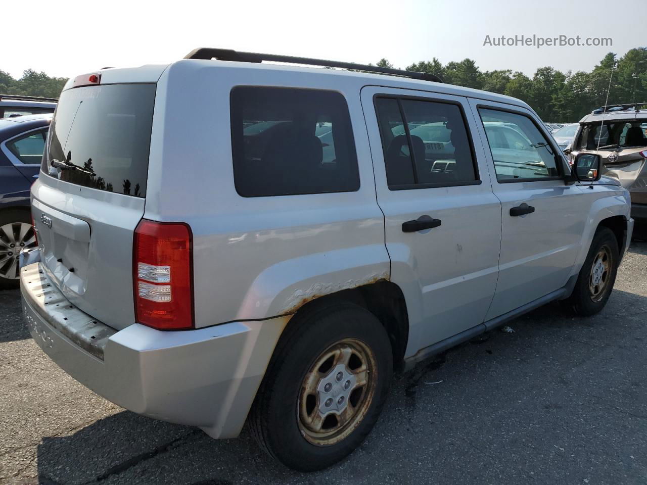 2008 Jeep Patriot Sport Silver vin: 1J8FF28W88D613252