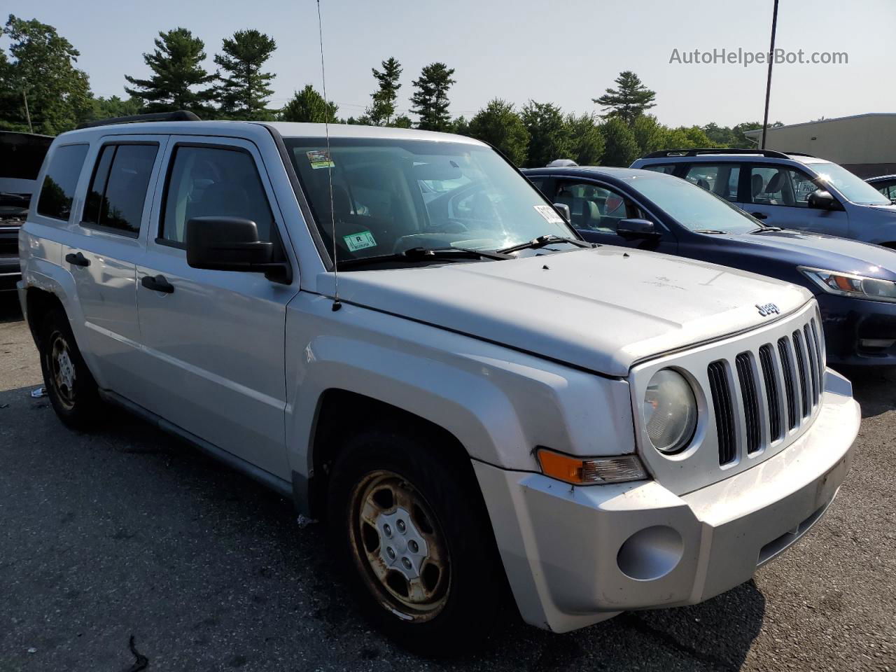 2008 Jeep Patriot Sport Silver vin: 1J8FF28W88D613252