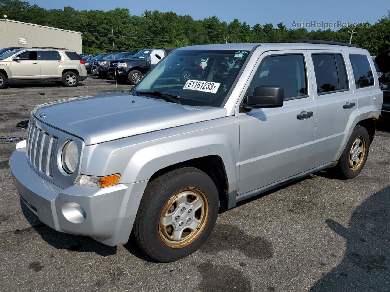 2008 Jeep Patriot Sport Silver vin: 1J8FF28W88D613252