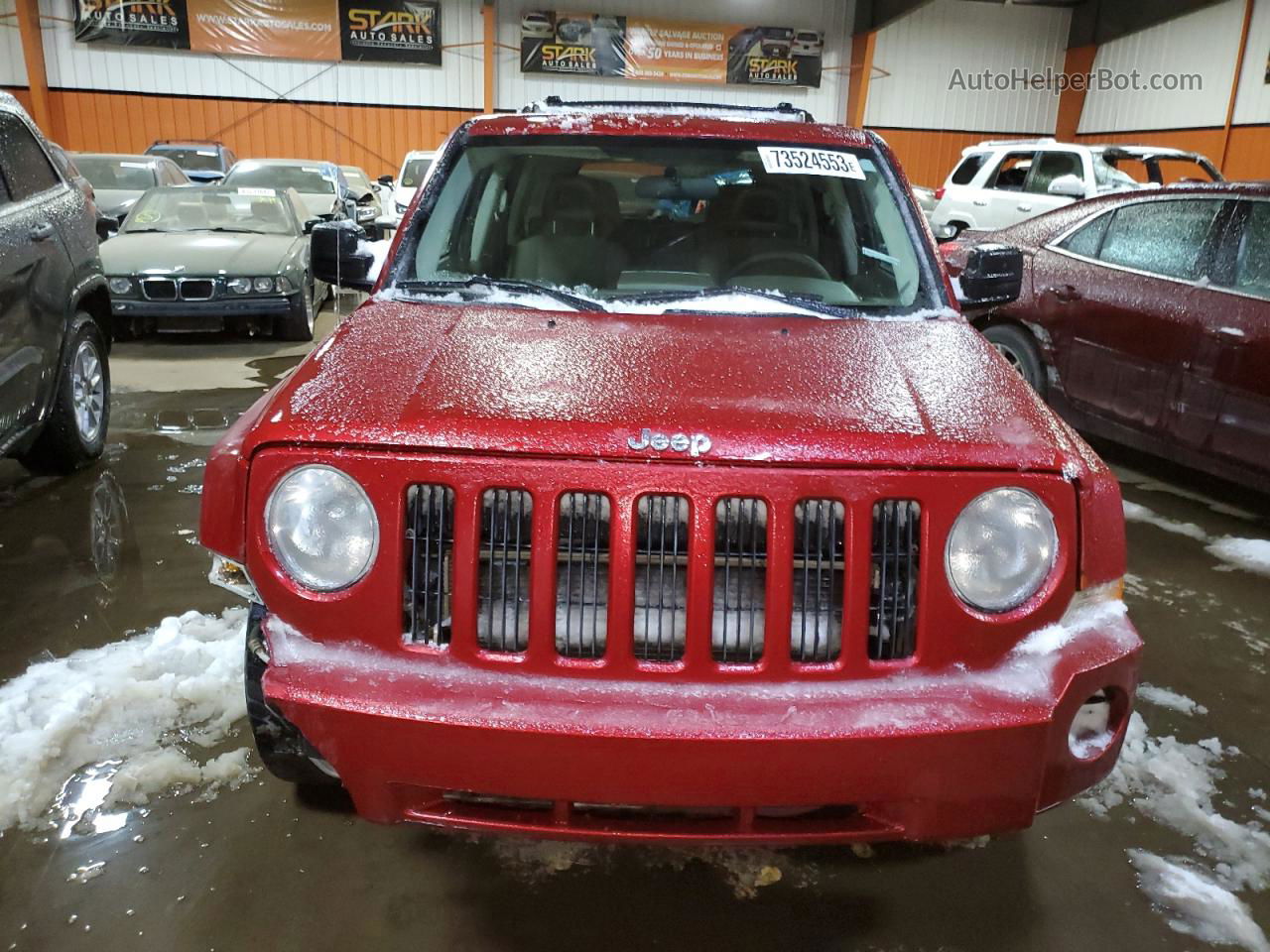 2008 Jeep Patriot Sport Red vin: 1J8FF28W88D614093