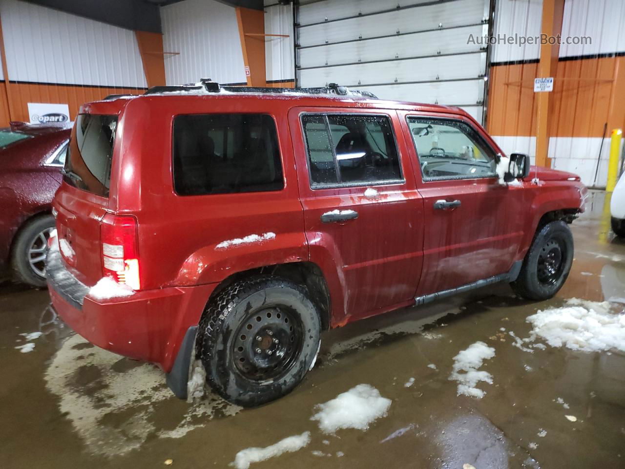 2008 Jeep Patriot Sport Red vin: 1J8FF28W88D614093