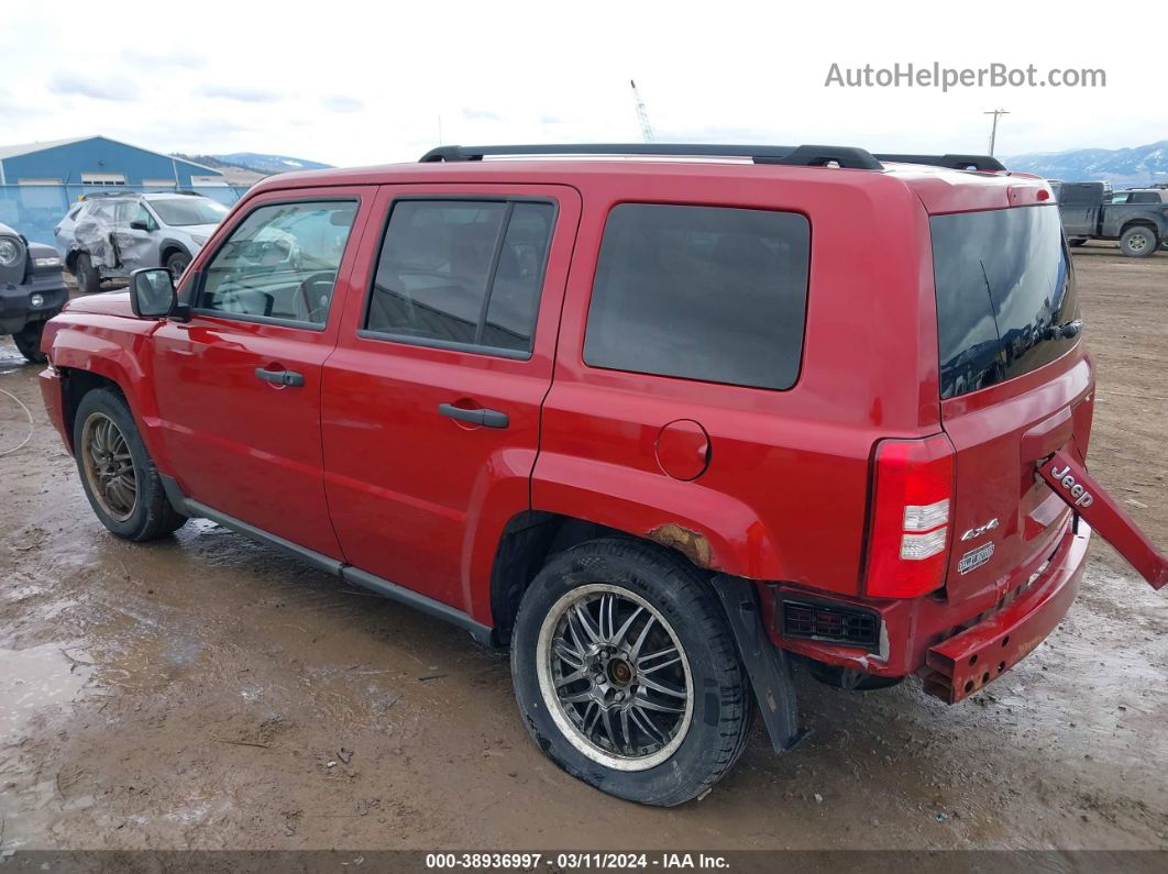 2008 Jeep Patriot Sport Red vin: 1J8FF28W88D648339