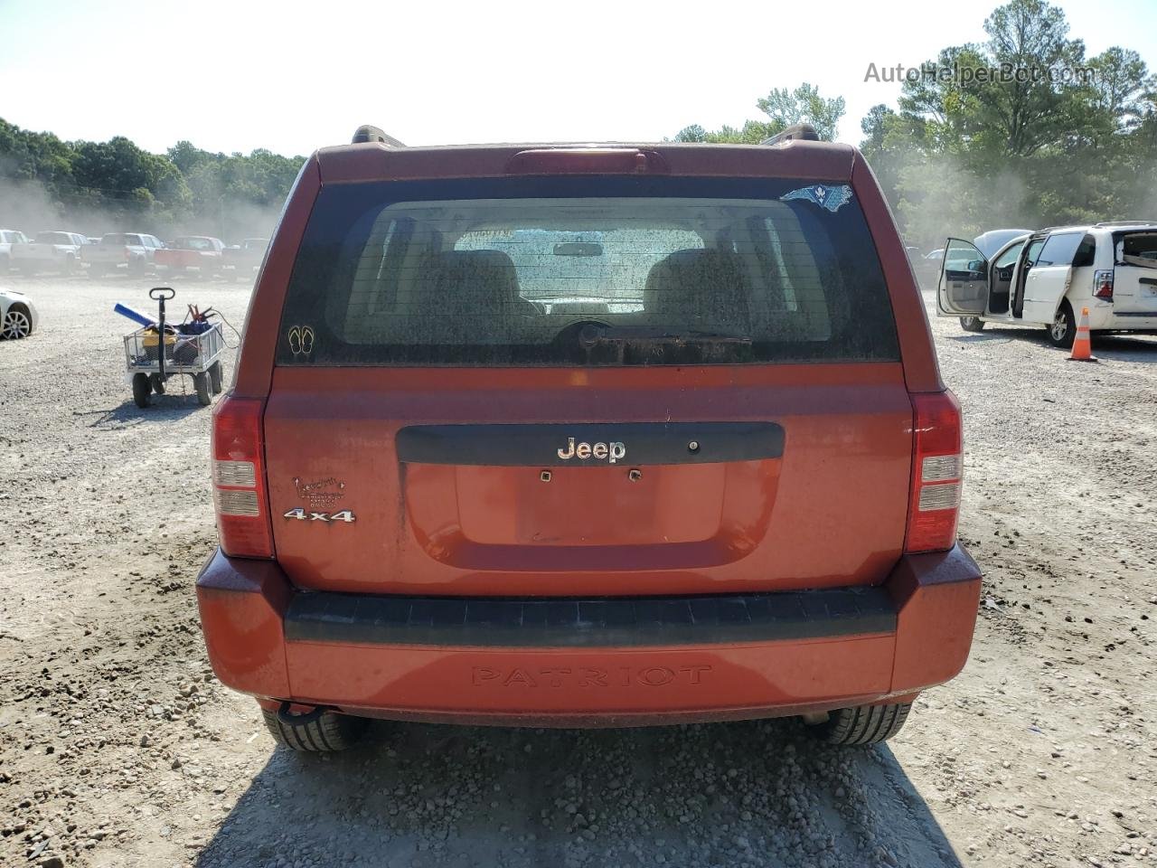 2008 Jeep Patriot Sport Оранжевый vin: 1J8FF28W88D785149