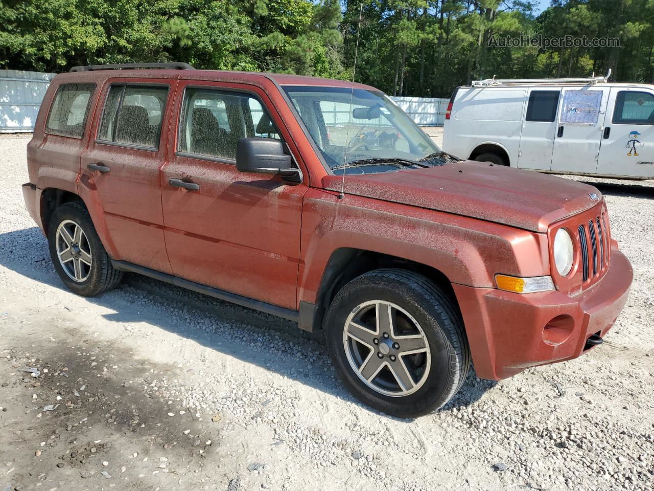 2008 Jeep Patriot Sport Оранжевый vin: 1J8FF28W88D785149