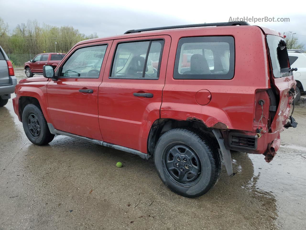 2008 Jeep Patriot Sport Burgundy vin: 1J8FF28W98D547312