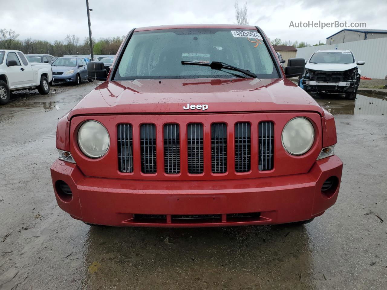 2008 Jeep Patriot Sport Burgundy vin: 1J8FF28W98D547312