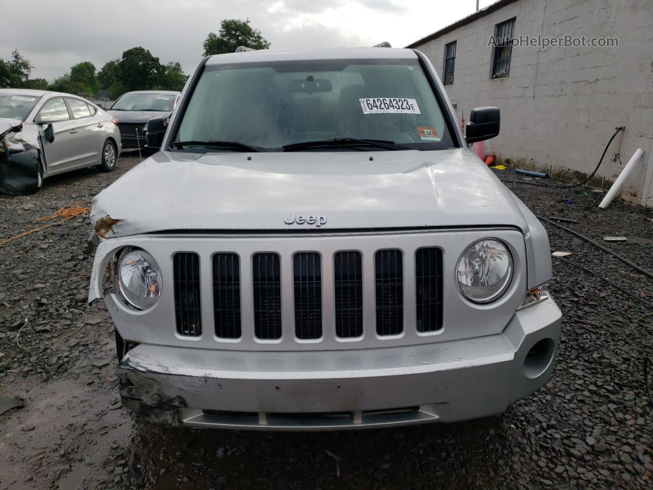 2008 Jeep Patriot Sport Silver vin: 1J8FF28W98D549562