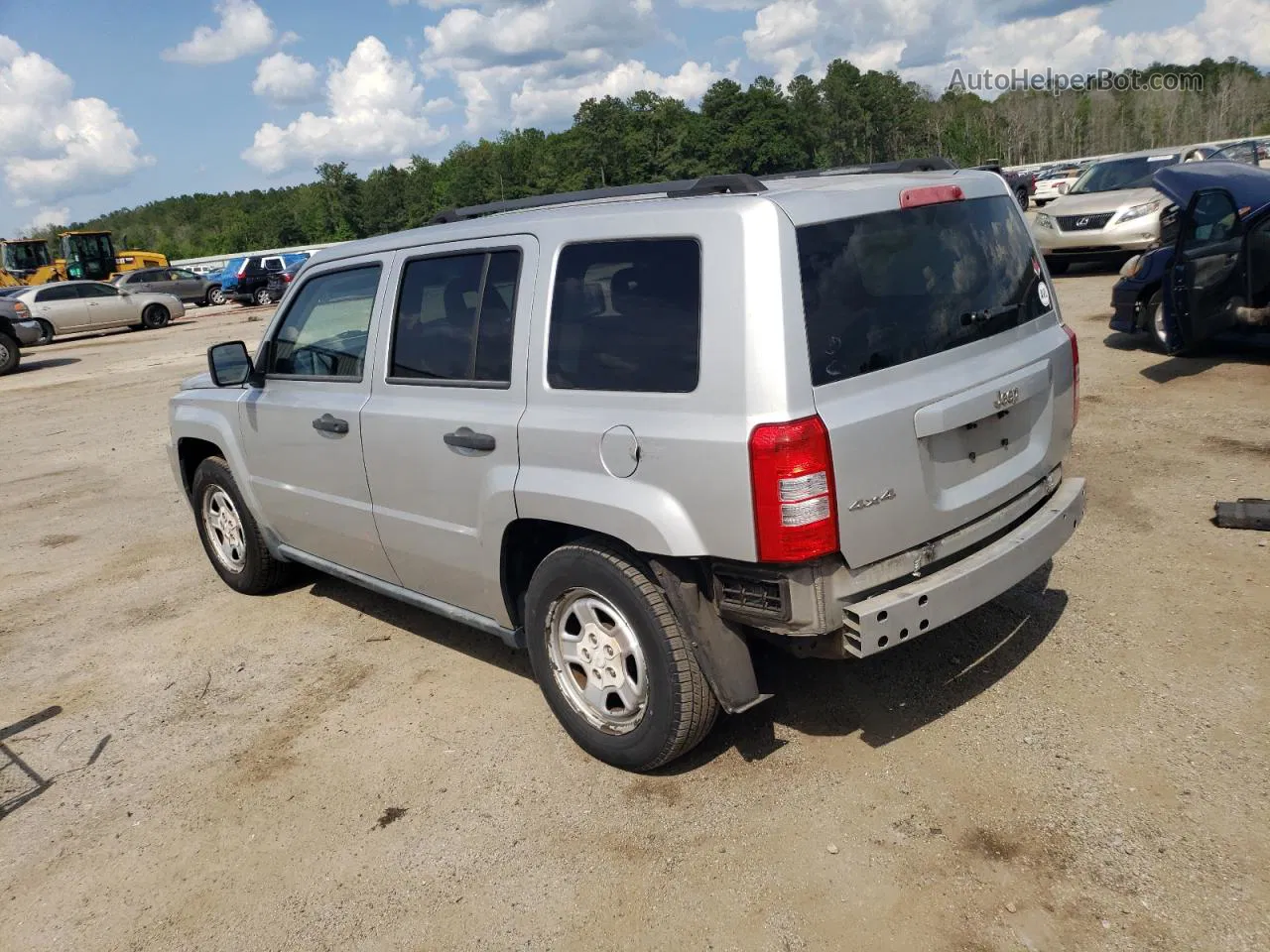 2008 Jeep Patriot Sport Silver vin: 1J8FF28W98D565423