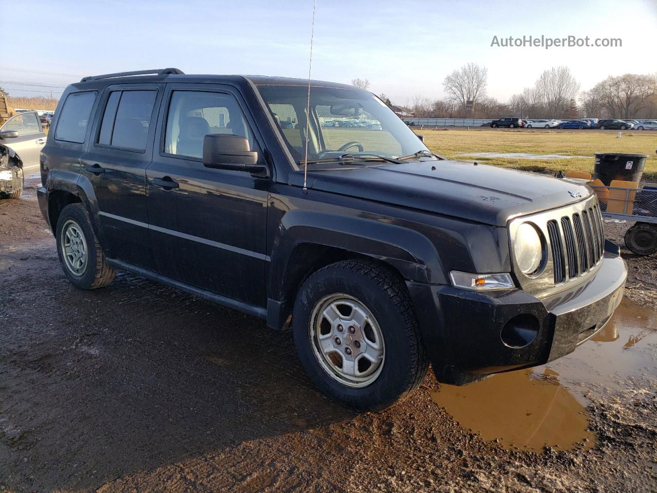 2008 Jeep Patriot Sport Black vin: 1J8FF28W98D567432