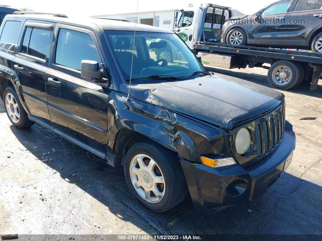 2008 Jeep Patriot Sport Black vin: 1J8FF28W98D684783