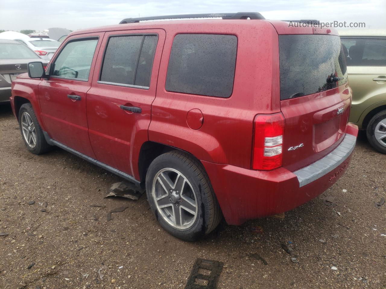 2008 Jeep Patriot Sport Red vin: 1J8FF28W98D780574