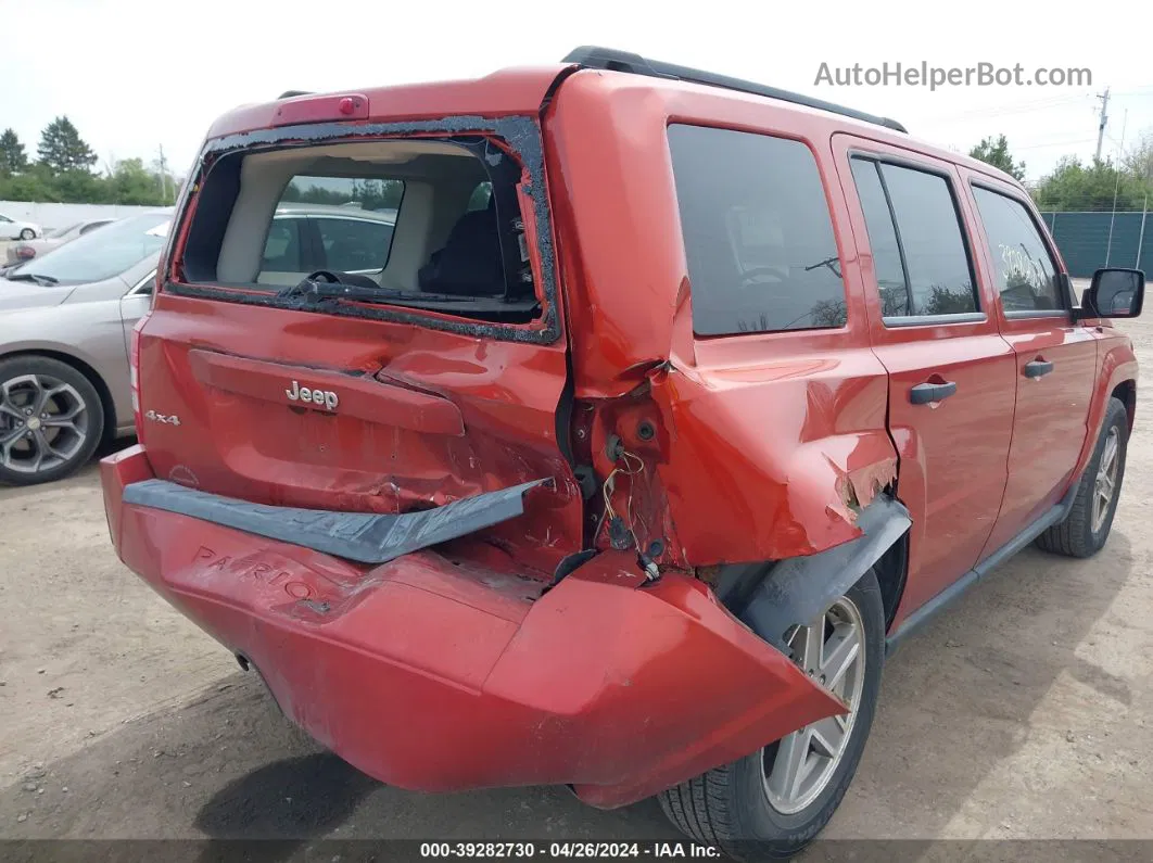 2008 Jeep Patriot Sport Orange vin: 1J8FF28WX8D624298